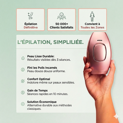 IPL Pulse • Pack Épilation : Exfoliant, Épilation Définitive & Hydratation